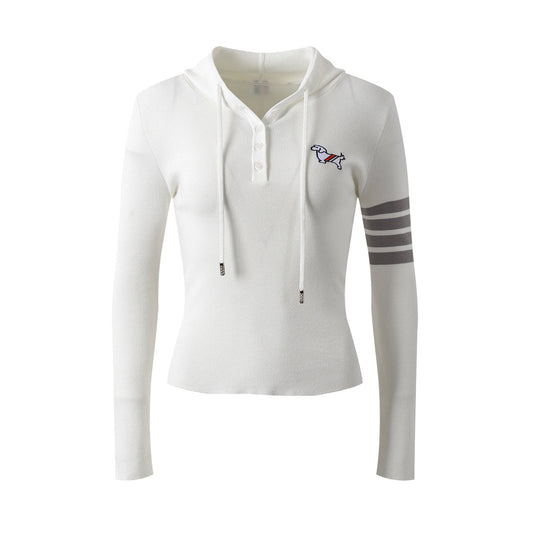 MR.TOM 2025ss Knitted Hoodie