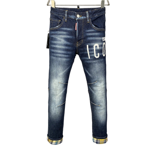 DSQUARED2 Blue Ripped Jeans
