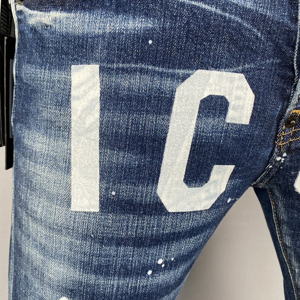 DSQUARED2 Blue Ripped Jeans