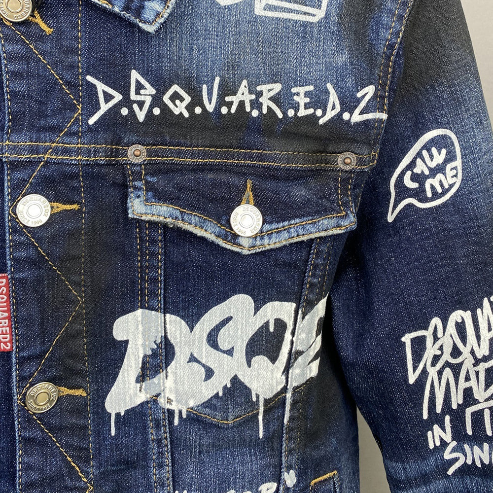 DSQUARED2 Distressed Denim Jacket