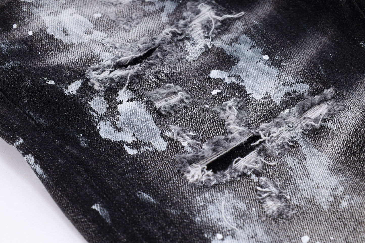 DSQUARED2 2025ss Ripped Black Jeans