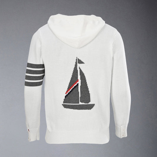 MR.TOM 2026ss Sailboat Hoodie