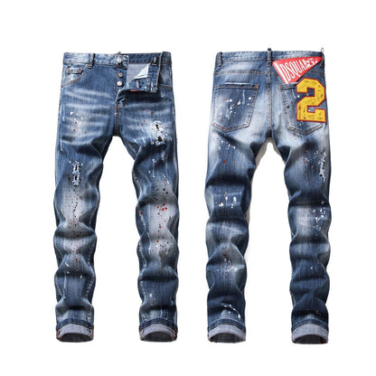 DSQUARED2 badge signature Jeans