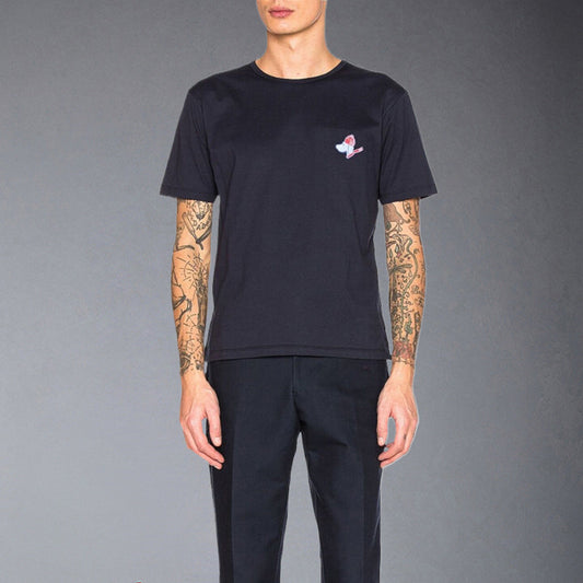 MR.TOM Christmas Dog Embroidery T-shirt