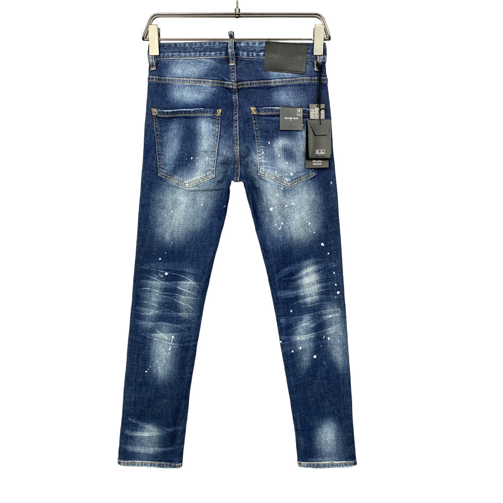 DSQUARED2 Blue Ripped Jeans