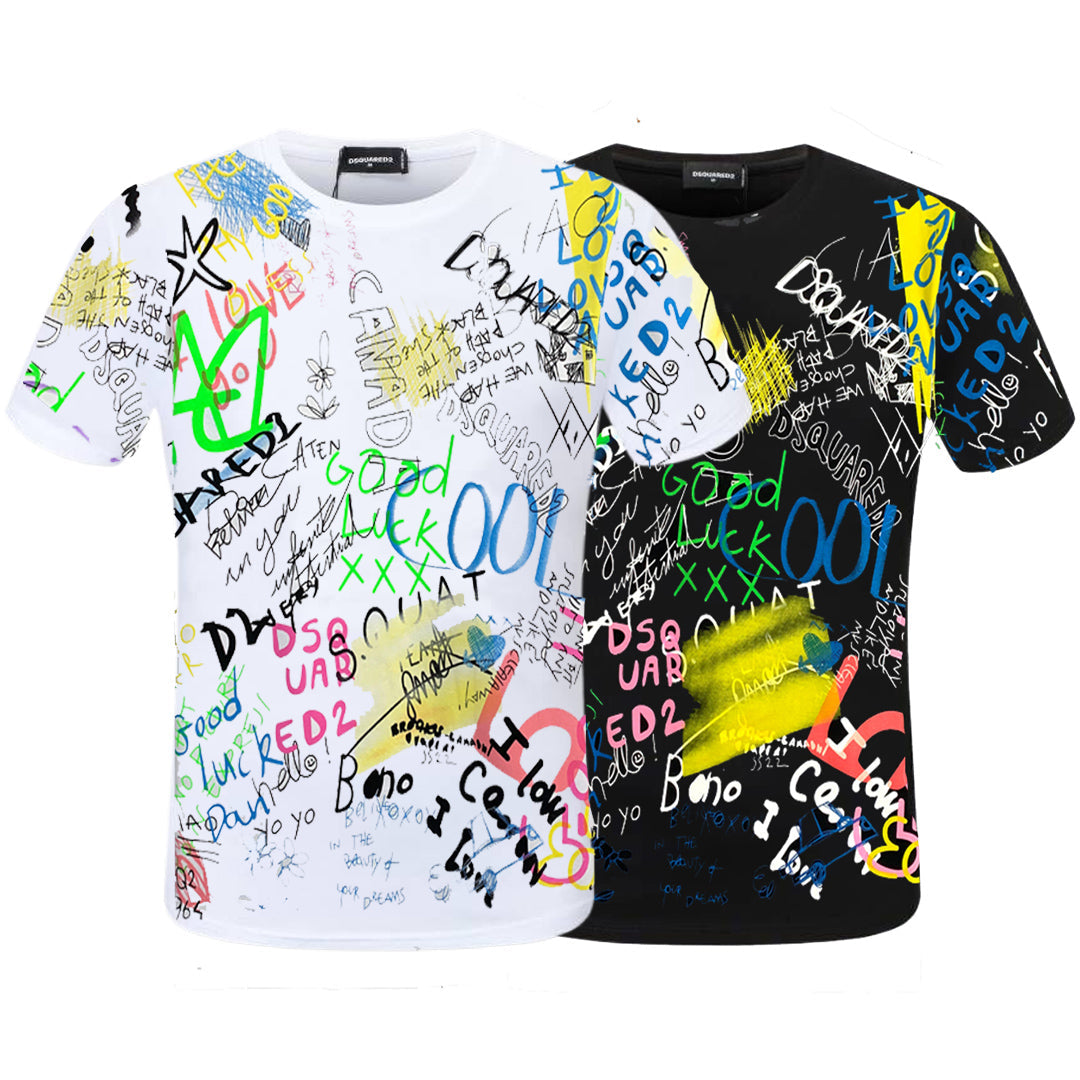 DSQUARED2 2025SS Graffiti T-shirt