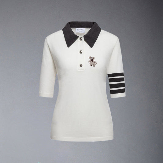 MR.TOM  Women Bear POLO shirt
