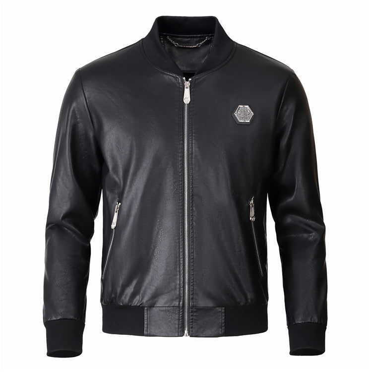 New-LOGO Cowhide Jacket